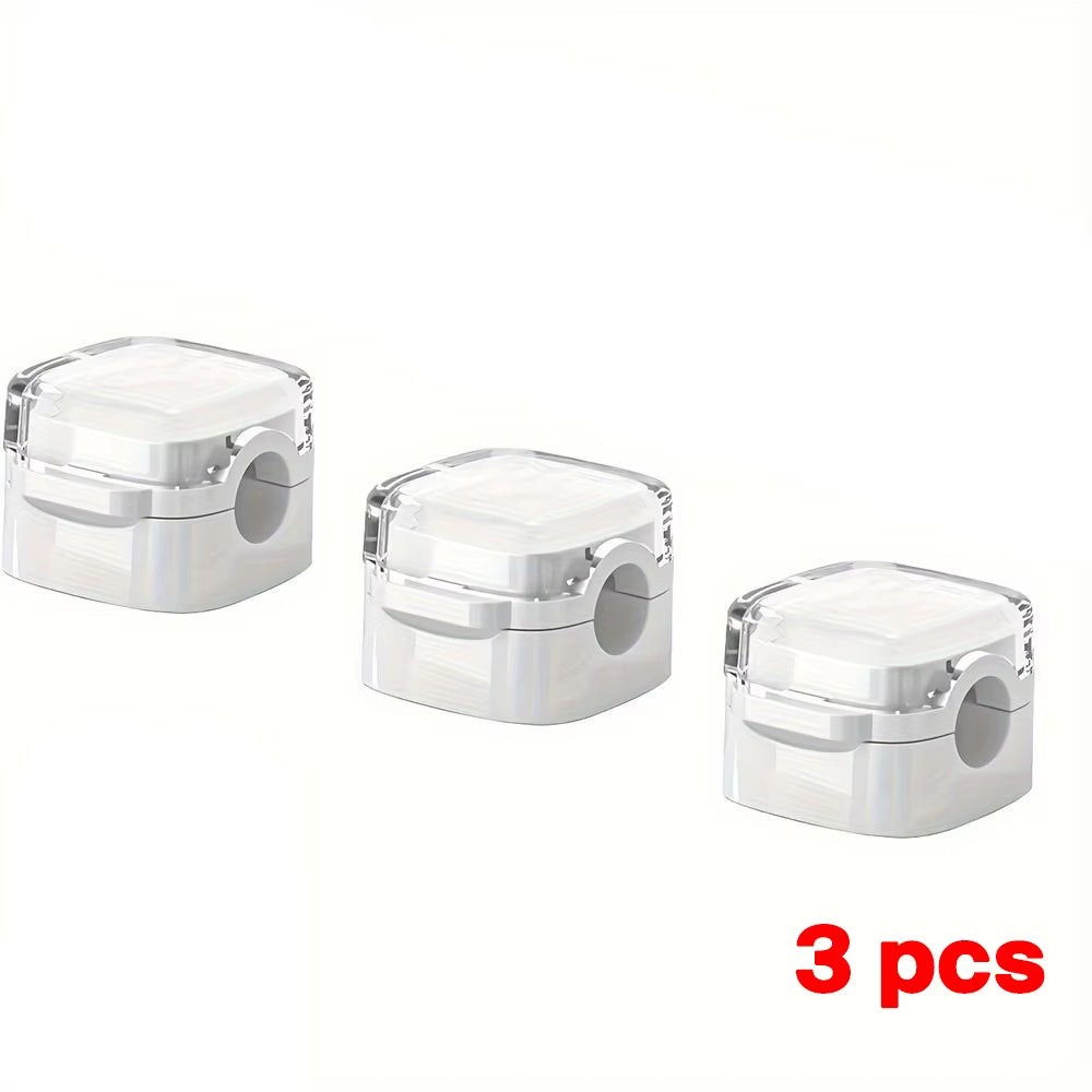 1/3/6PCS Magnetic Cable Organizer Cables Clips Adjustable Cord Holder under Desk Cable Management Wire Keeper Organizer Holder
